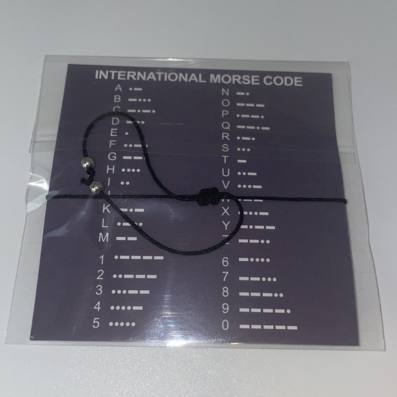 Handmade Fuck Off Morse Code Bracelet Hidden Gift - Picture 3 of 7